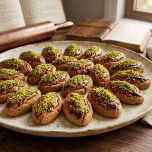 Artisan Almond & Pistachio Sherbet Cookies (Şekerpare)